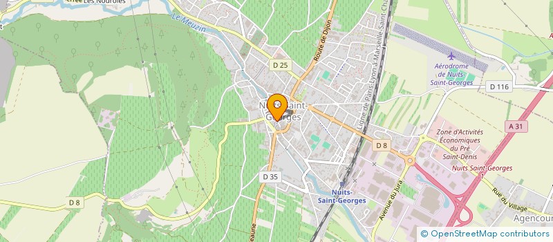 localisation de l'entreprise MADAME GISELE FAVREAU  NUITS-SAINT-GEORGES