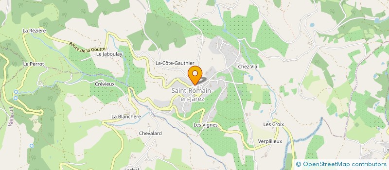 localisation de l'entreprise MADAME GISELE FAYOLLE  SAINT-ROMAIN-EN-JAREZ