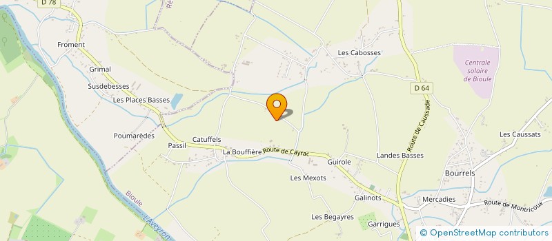 localisation de l'entreprise MADAME GISELE FEUILLEE  MONTRICOUX