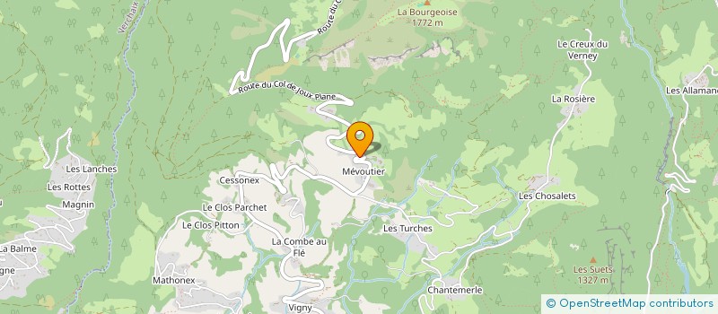 localisation de l'entreprise MADAME GISELE FIAUD  SAMOENS