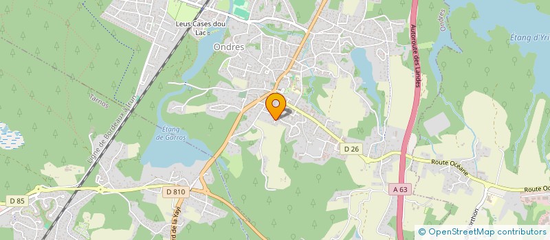 localisation de l'entreprise MADAME GISELE FLAHAUT  ONDRES