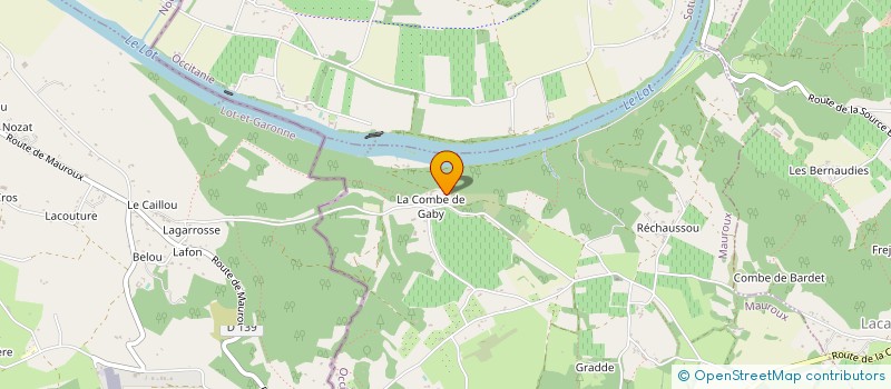 localisation de l'entreprise MADAME GISELE FORNER  MAUROUX