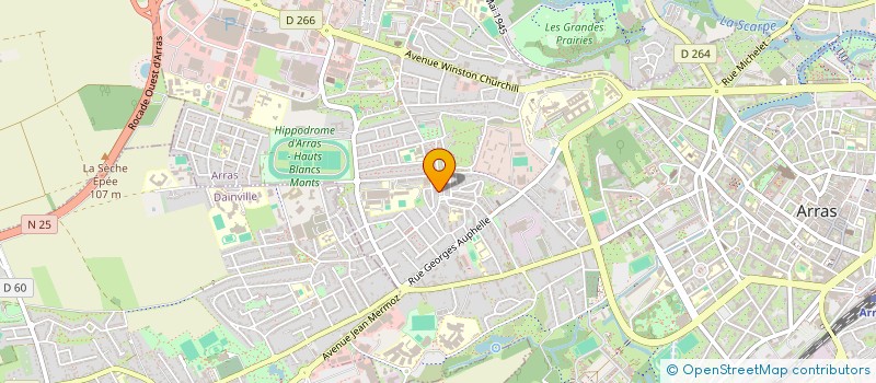 localisation de l'entreprise MADAME GISELE FOURMANOIR à ARRAS