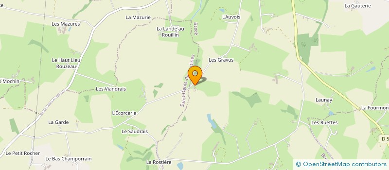 localisation de l'entreprise MADAME GISELE FOURMOND  BRECE