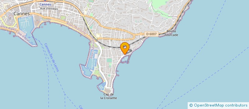 localisation de l'entreprise MADAME GISELE FRANC  CANNES