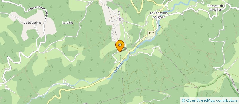 localisation de l'entreprise MADAME GISELE FRANC  PRANLES