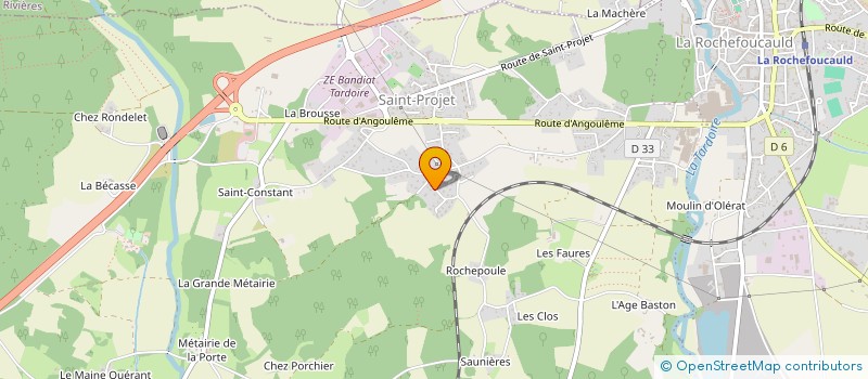 localisation de l'entreprise MADAME GISELE FREROT à YVRAC-ET-MALLEYRAND