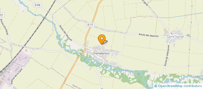 localisation de l'entreprise MADAME GISELE FUGIER à SAINT-IGNAT