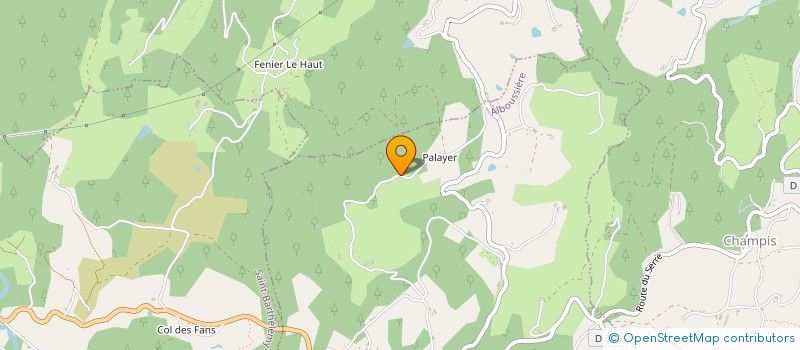 localisation de l'entreprise MADAME GISELE FUSTIER  BOFFRES