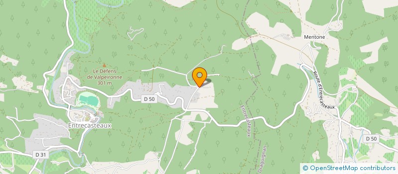 localisation de l'entreprise MADAME GISELE GABUTTO  ENTRECASTEAUX