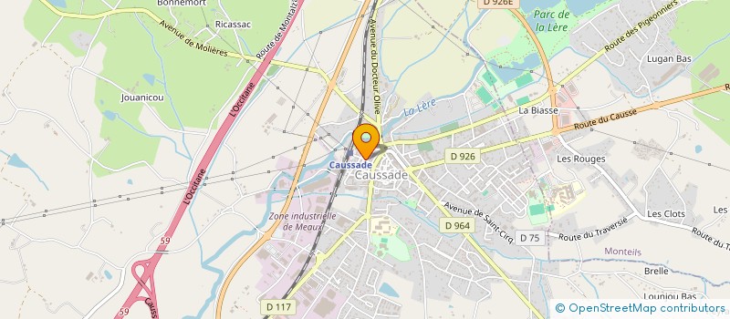 localisation de l'entreprise MADAME GISELE GALAU  CAUSSADE