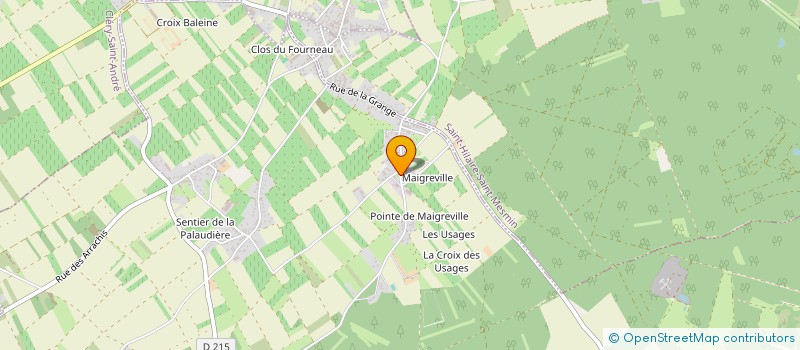 localisation de l'entreprise MADAME GISELE GASTELIER à MEZIERES-LEZ-CLERY