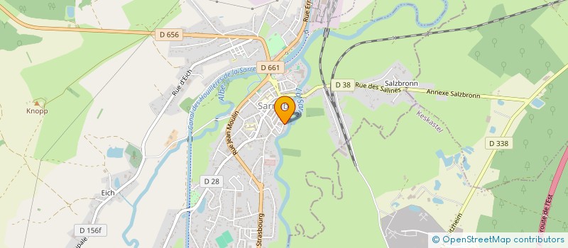 localisation de l'entreprise MADAME GISELE GEISLER  SARRALBE