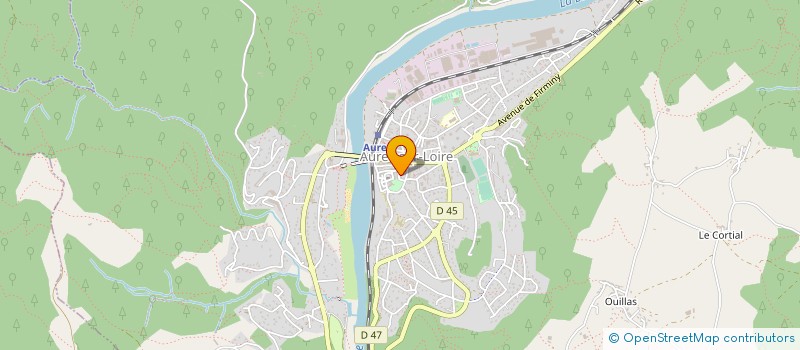 localisation de l'entreprise MADAME GISELE GENEVRIER  AUREC-SUR-LOIRE