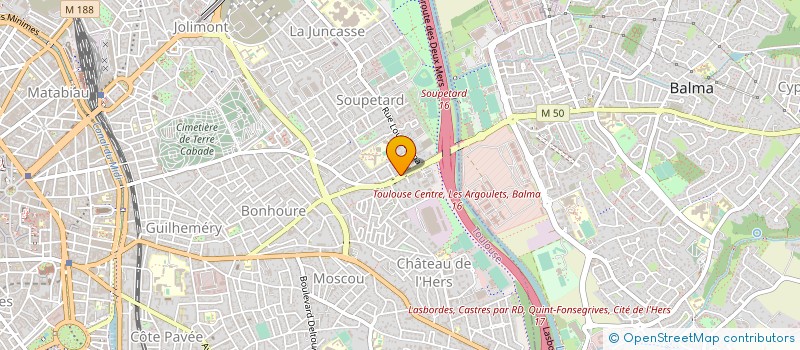 localisation de l'entreprise MADAME GISELE GLORIOD à TOULOUSE