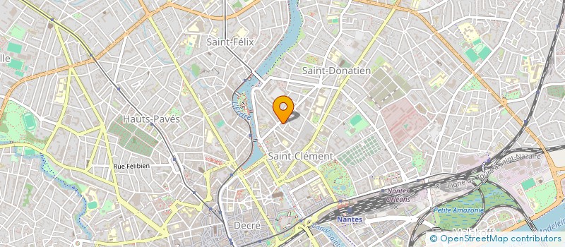 localisation de l'entreprise MADAME GISELE GOMEZ MONTEIRO  NANTES