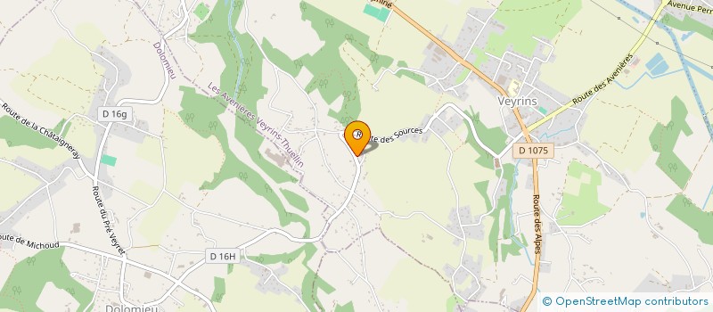 localisation de l'entreprise MADAME GISELE GOUAGOUT  LES AVENIERES VEYRINS-THUELLIN