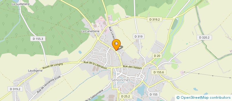 localisation de l'entreprise MADAME GISELE GOUMAS à SENONCHES