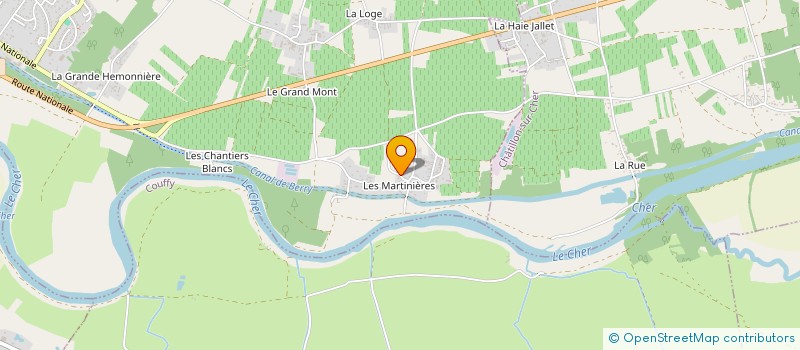 localisation de l'entreprise MADAME GISELE GOUNY  NOYERS-SUR-CHER