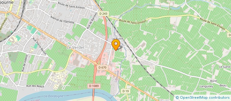 localisation de l'entreprise MADAME GISELE GOURAYEB à LIBOURNE