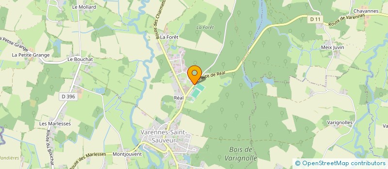 localisation de l'entreprise MADAME GISELE GRUEL  VARENNES-SAINT-SAUVEUR