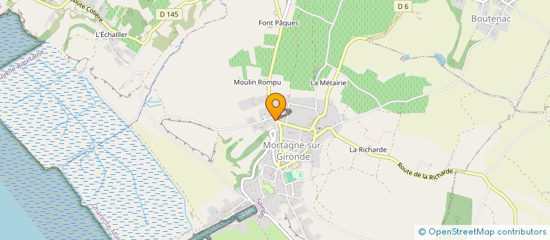 localisation de l'entreprise MADAME GISELE GUERIN  CHENAC-SAINT-SEURIN-D UZET