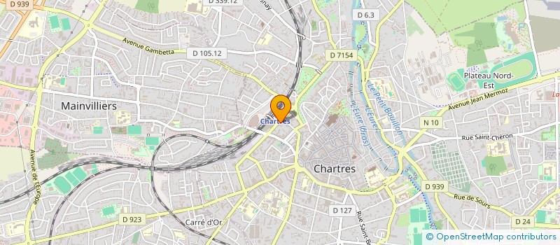 localisation de l'entreprise MADAME GISELE GUILLOT à CHARTRES