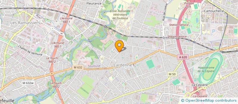 localisation de l'entreprise MADAME GISELE GUY  TOULOUSE