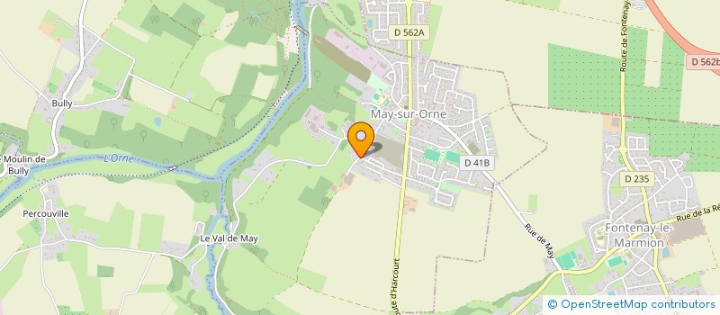 localisation de l'entreprise MADAME GISELE HARASSE à MAY-SUR-ORNE