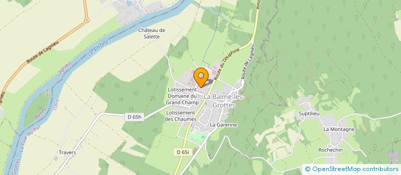 localisation de l'entreprise MADAME GISELE HARTEL  LA BALME-LES-GROTTES