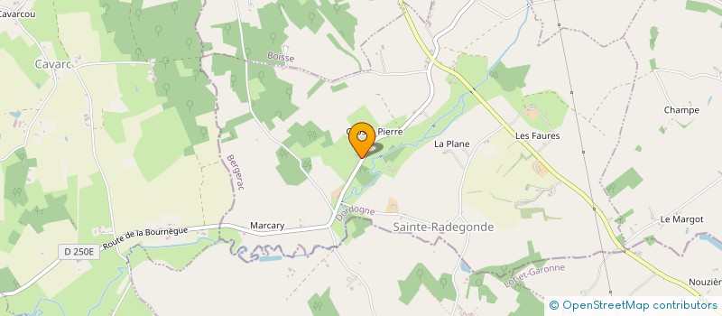 localisation de l'entreprise MADAME GISELE HASSELMANN  SAINTE-RADEGONDE