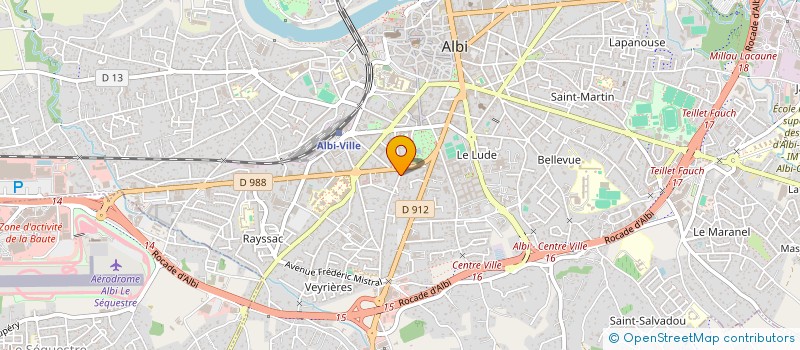 localisation de l'entreprise MADAME GISELE HERAIL à ALBI