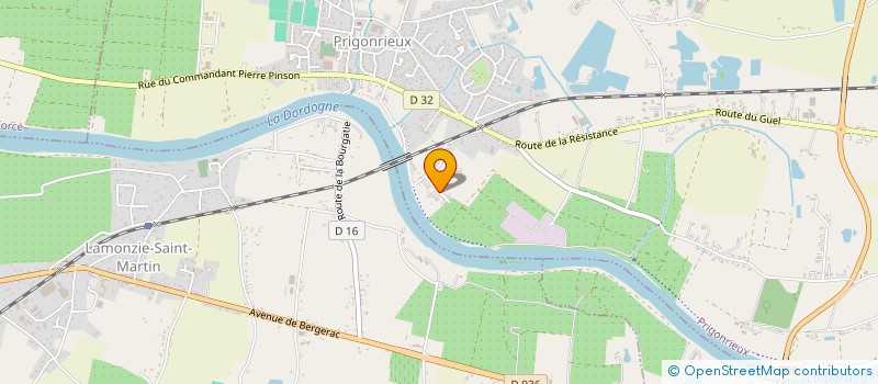 localisation de l'entreprise MADAME GISELE HERICHER à PRIGONRIEUX
