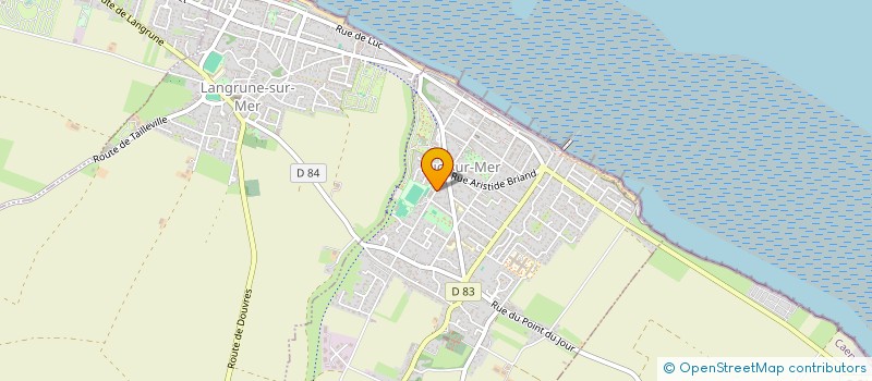 localisation de l'entreprise MADAME GISELE HERODOTE  LUC-SUR-MER