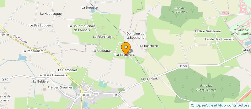 localisation de l'entreprise MADAME GISELE HOUSSIN  SAINT-JUST