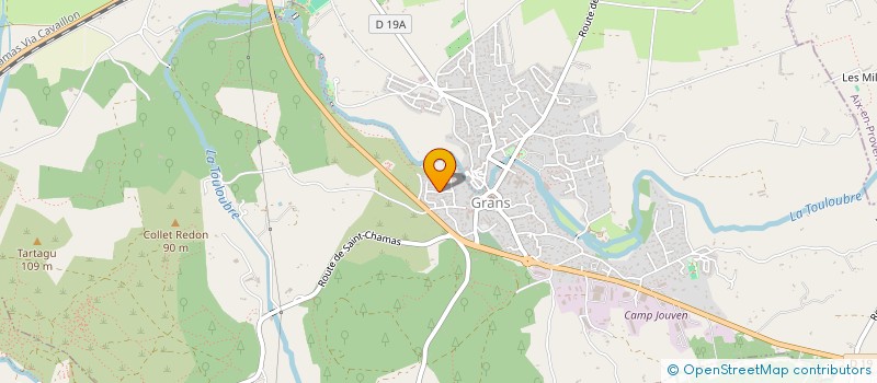 localisation de l'entreprise MADAME GISELE HUGARD  GRANS