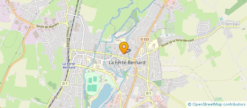 localisation de l'entreprise MADAME GISELE HUNAULT  LA FERTE-BERNARD