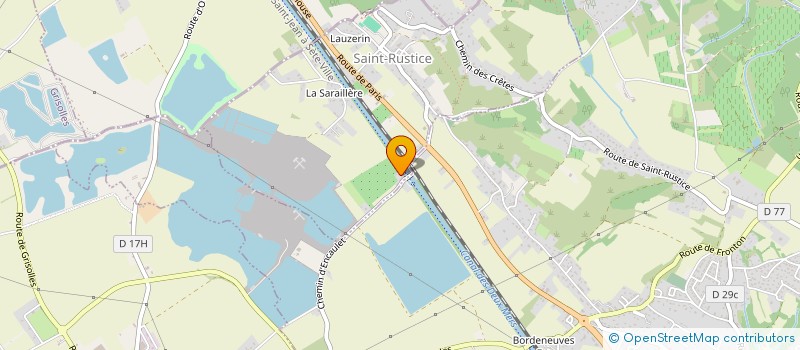 localisation de l'entreprise MADAME GISELE IDRAC  SAINT-RUSTICE