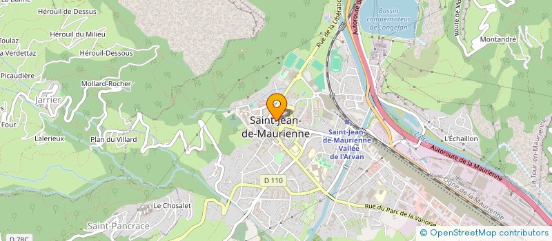 localisation de l'entreprise MADAME GISELE IZIO BERNARD  SAINT-JEAN-DE-MAURIENNE