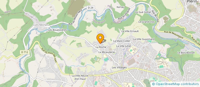 localisation de l'entreprise MADAME GISELE JACOB à SAINT-BRIEUC