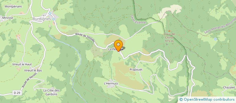 localisation de l'entreprise MADAME GISELE JANUEL  BURDIGNES