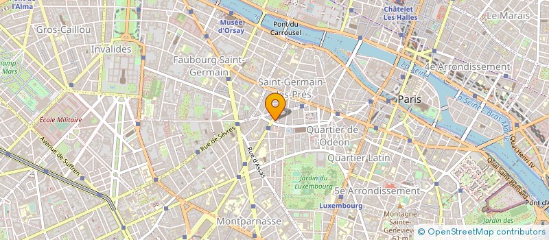localisation de l'entreprise MADAME GISELE JAVILLIER à PARIS
