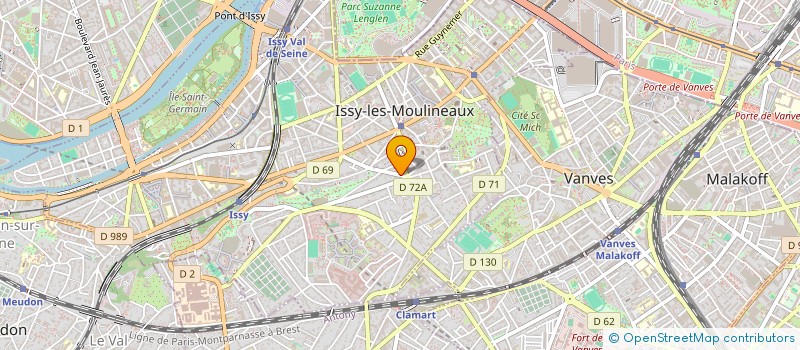 localisation de l'entreprise MADAME GISELE JOSSE à ISSY-LES-MOULINEAUX