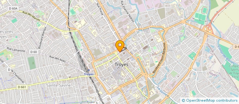 localisation de l'entreprise MADAME GISELE JOUANET  TROYES