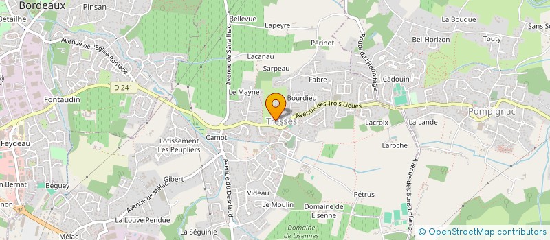 localisation de l'entreprise MADAME GISELE JOULIN  TRESSES