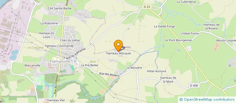 localisation de l'entreprise MADAME GISELE JOURDAIN  BRICQUEBOSQ