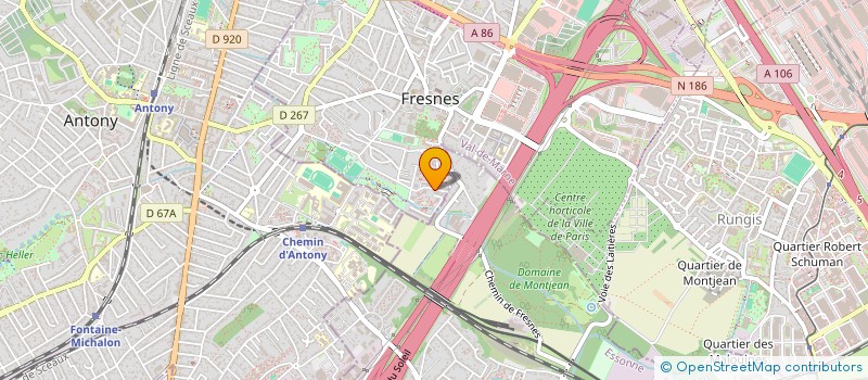 localisation de l'entreprise MADAME GISELE KIKUMBA  FRESNES