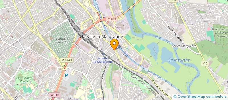 localisation de l'entreprise MADAME GISELE KLEBER à JARVILLE-LA-MALGRANGE