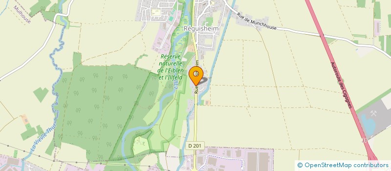 localisation de l'entreprise MADAME GISELE KUENTZ  REGUISHEIM