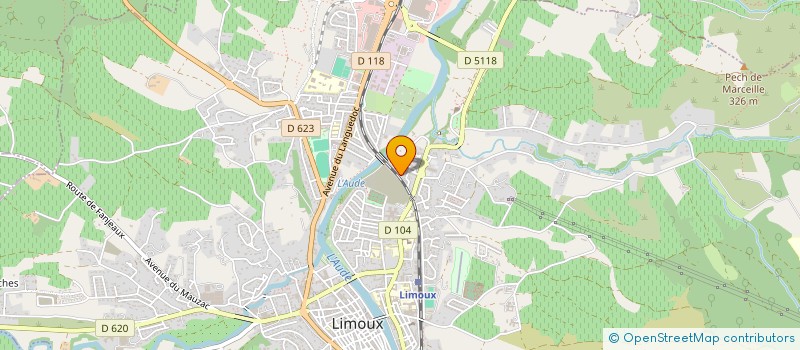 localisation de l'entreprise MADAME GISELE LA GRECA à LIMOUX